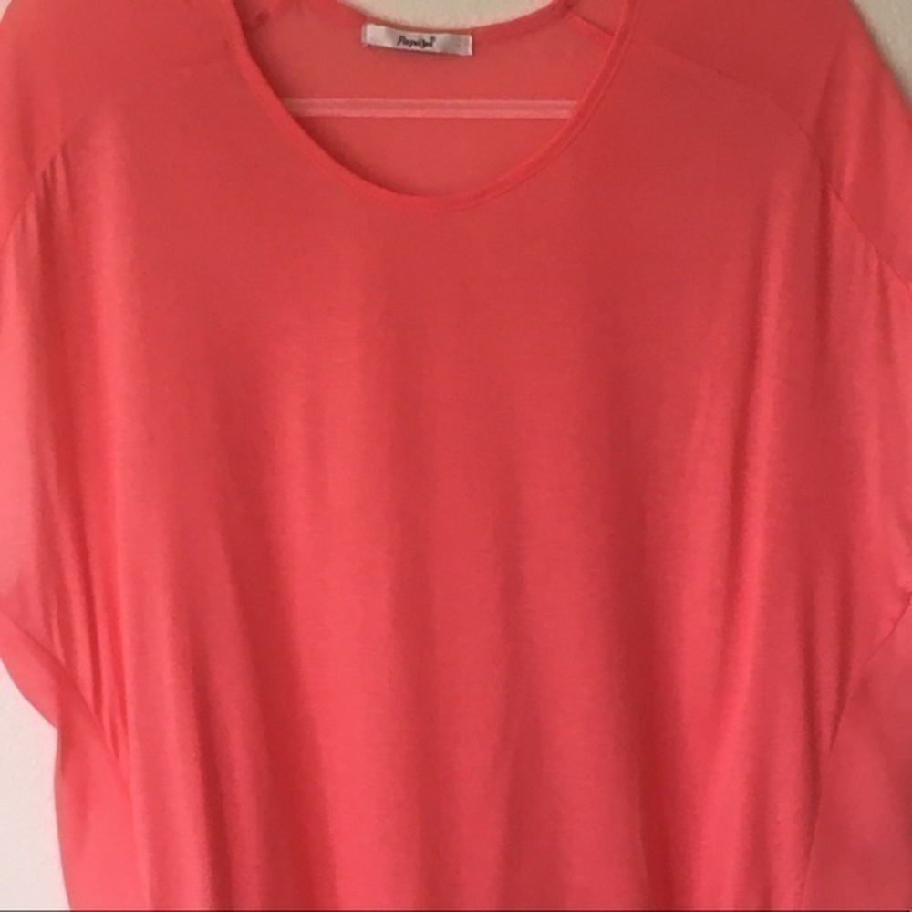 Papaya coral shirt